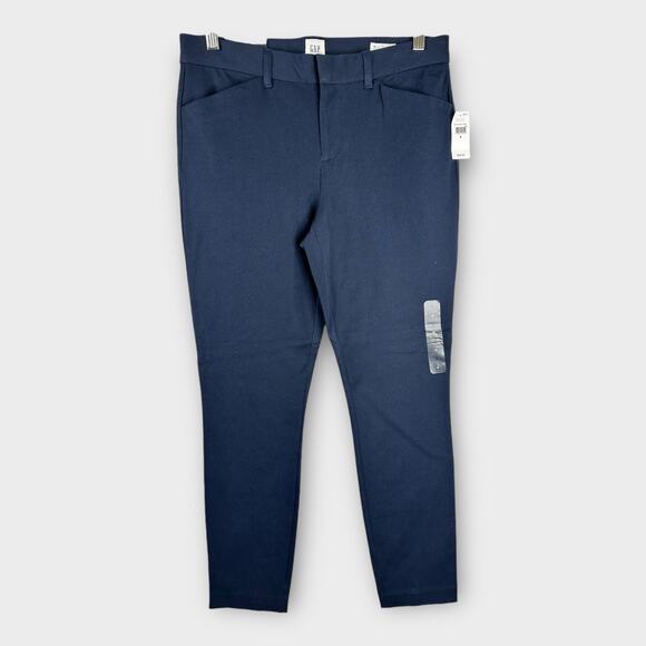 Gap Womens size 6 Skinny Ankle Blue Pants NEW Bi Stretch Weave - Picture 1 of 11
